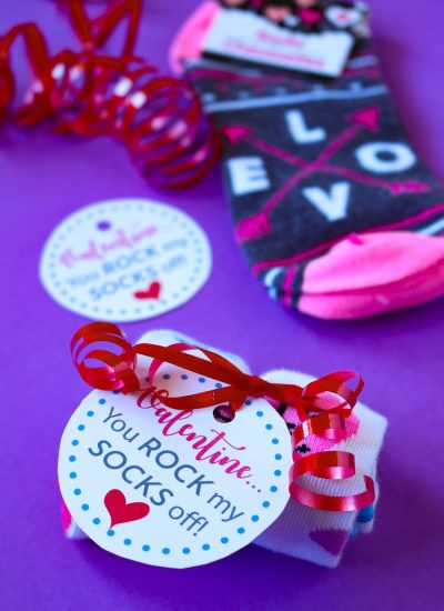 Rock My Socks Off Printable Valentine