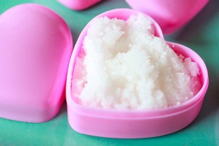 Valentine Homemade Sugar Lip Scrub Recipe