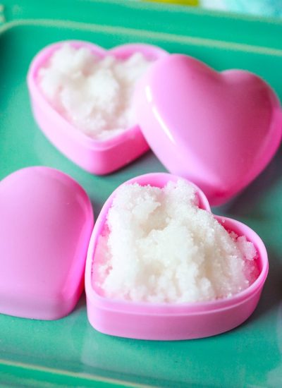 DIY Homemade Lip Scrub made with Sugar
