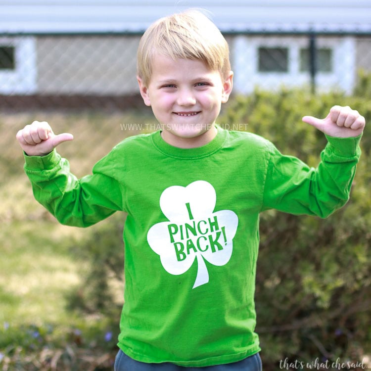 I Pinch Back St. Patrick's Day Shirt SVG Cut File