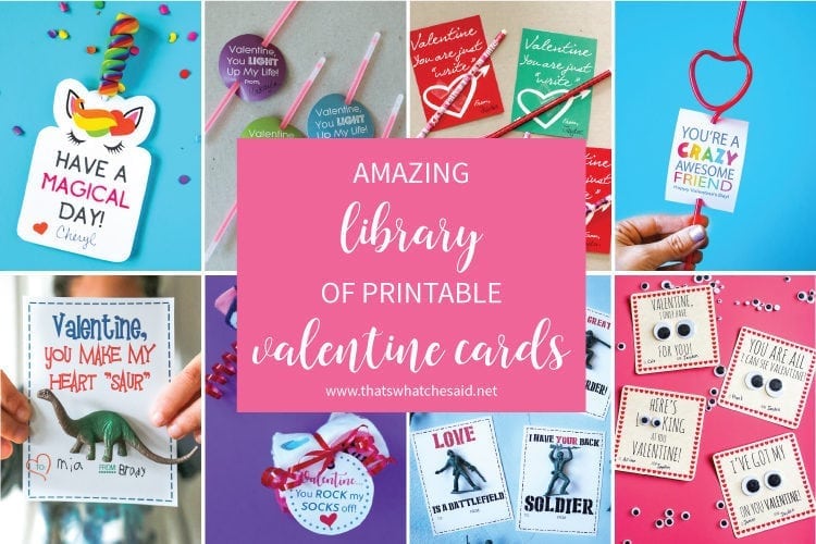 Collection of Printable Valentine Cards
