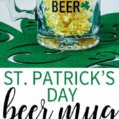 St Patrick's Day Beer Mug Idea - Irish I had more beer