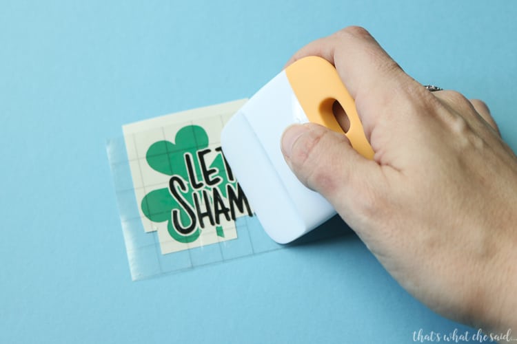 How to apply a St. Patrick's Day Decal to a Beer Mug