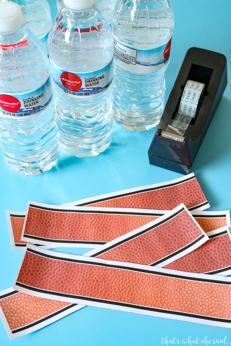 DIY Personalized Water Bottle Labels