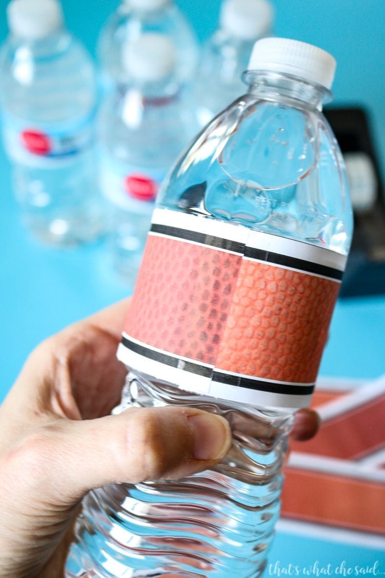 Easily Make custom water bottle labels - free download