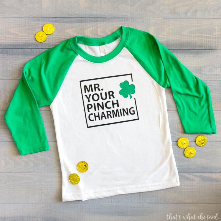 Mr. Your Pinch Charming Boy’s St. Patrick’s Day Shirt SVG