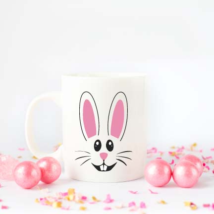 DIY Easter Bunny Coffee Mug