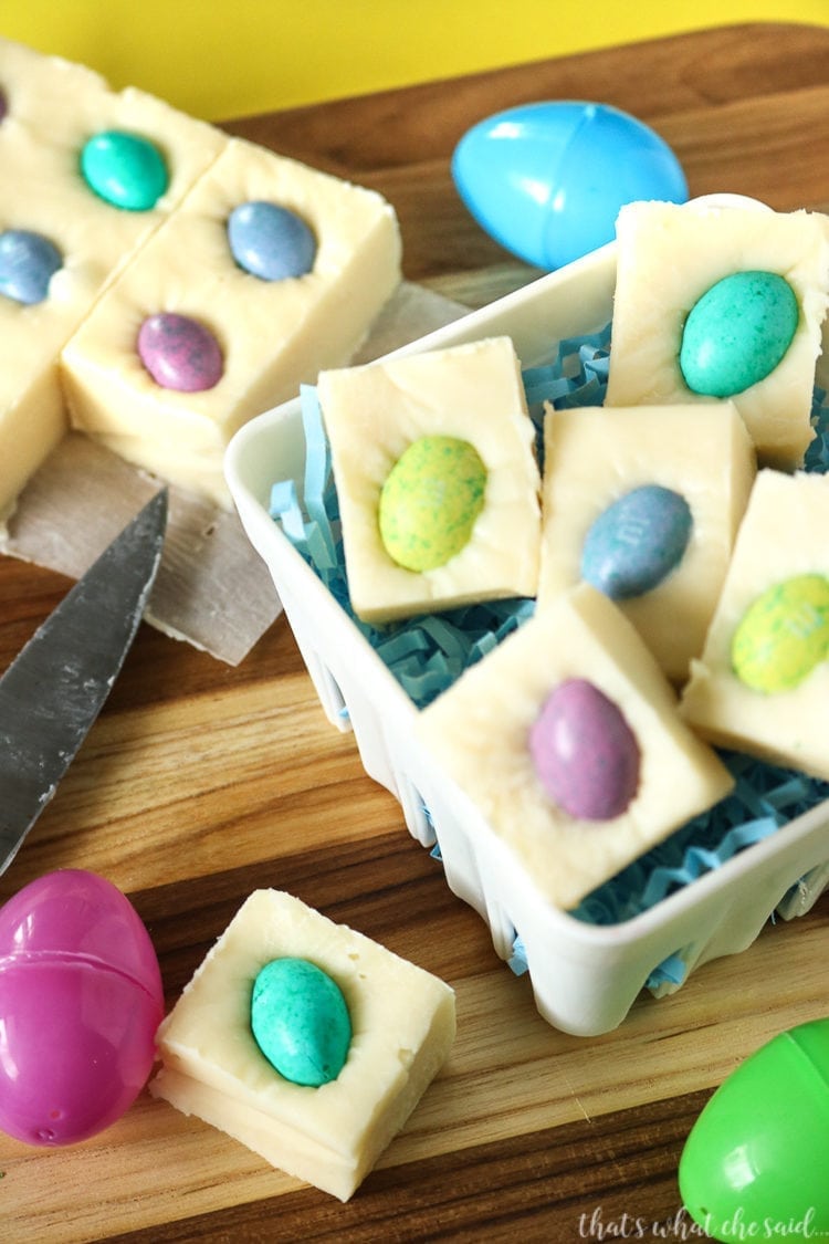 A sweet and sophisticated Easter sweet treat - Easter Egg Fudge