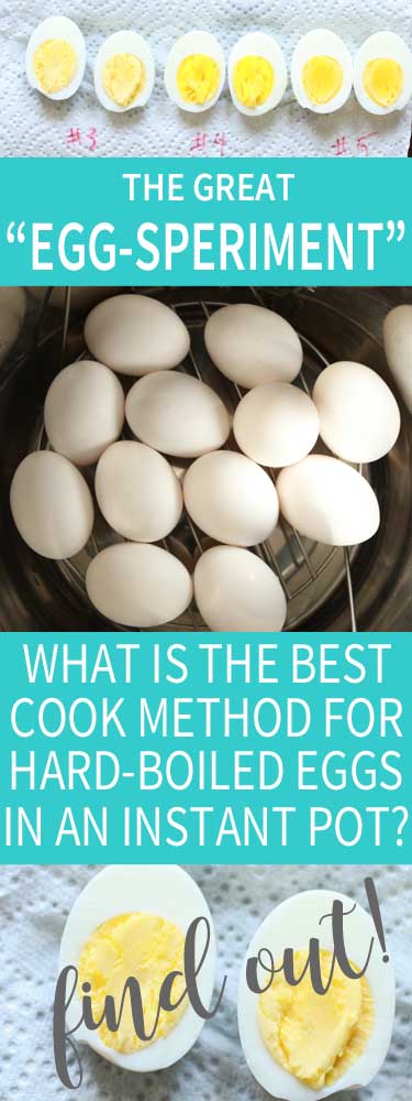 EggSperiment - Find out which IP cook method is best for hard boiled eggs