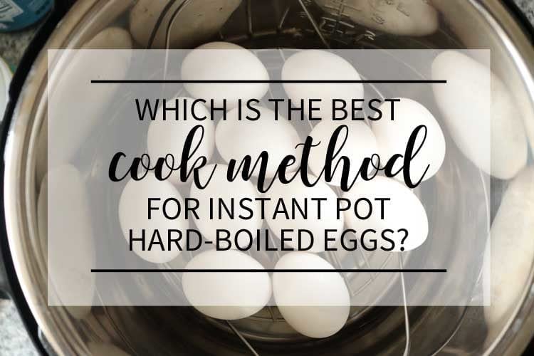 How Long to Cook hard Boiled eggs in an a pressure cooker - tried and true test