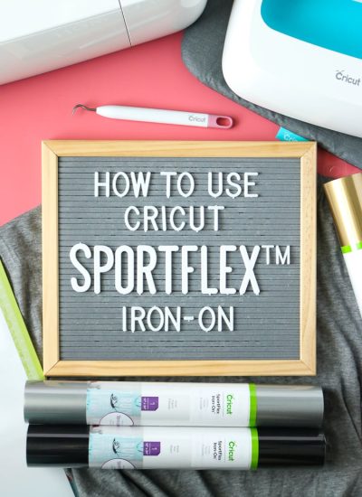 How to Use Cricut SportFlex Iron-on Vinyl