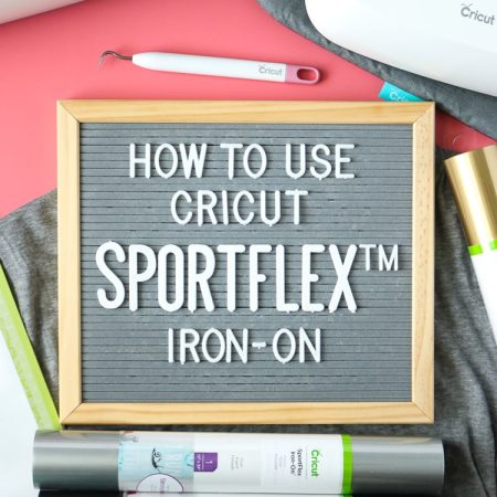How to Use Cricut SportFlex Iron-on Vinyl
