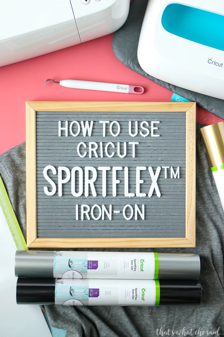 How to Use Cricut SportFlex Iron-on Vinyl