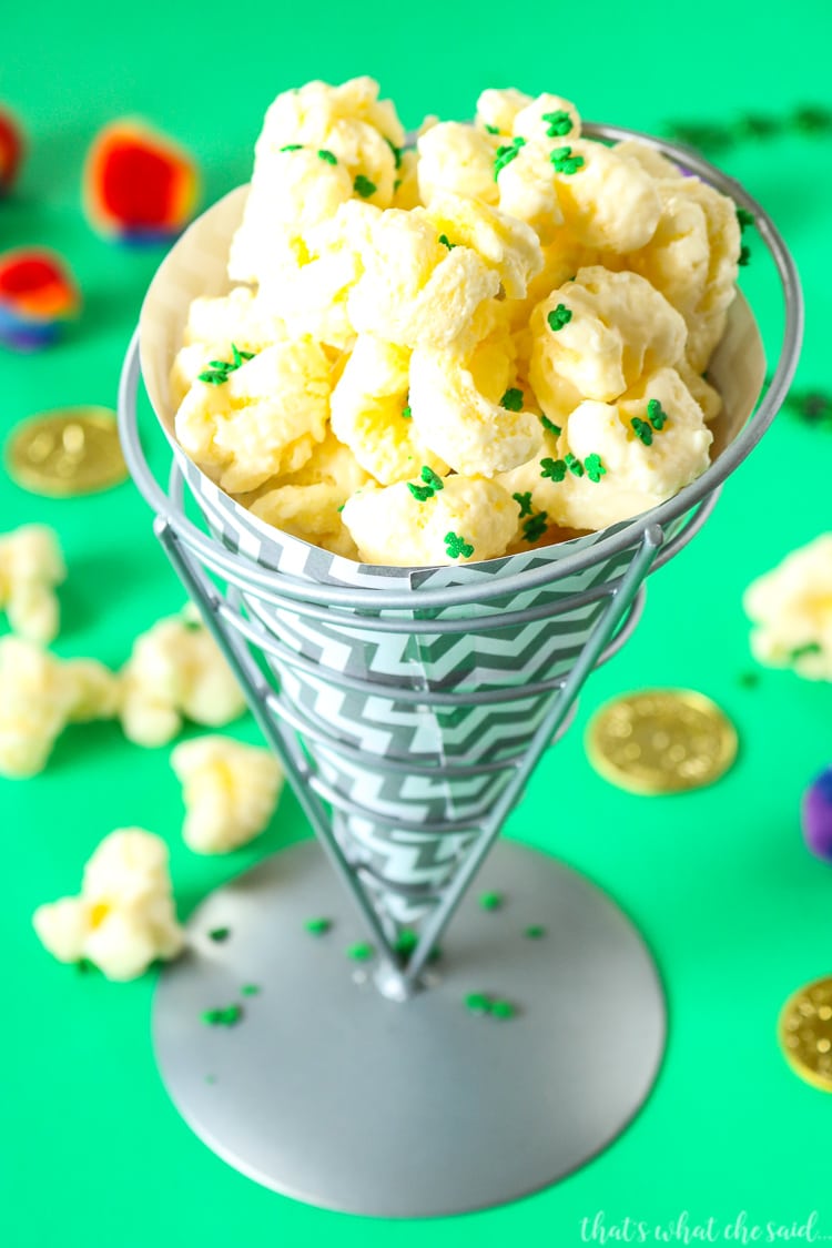 St Patrick's Day Shamrock Puffcorn Crack Recipe