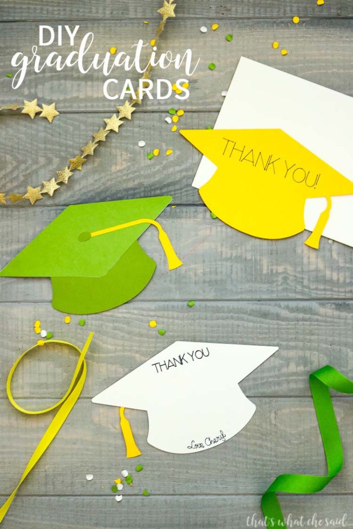 Create the perfect Graduation Card with this Grad Cap file, your cricut and these simple instructions!