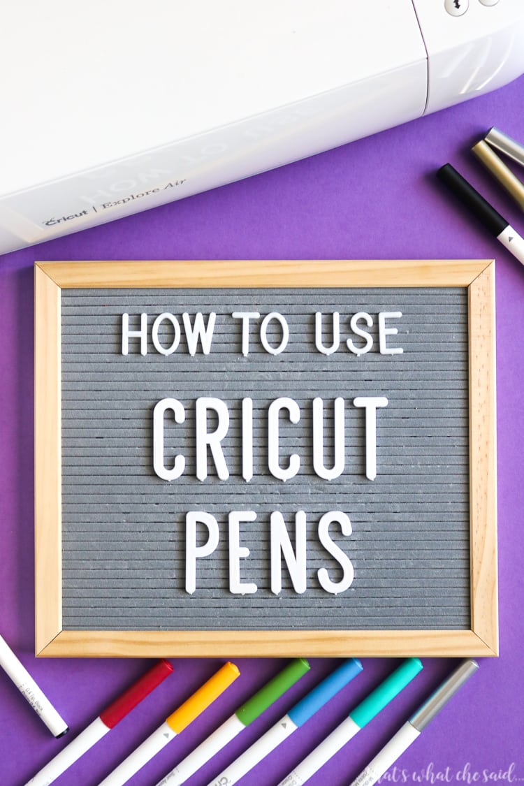 How to Write with Cricut Pens: Beginner Tutorial for Explore and