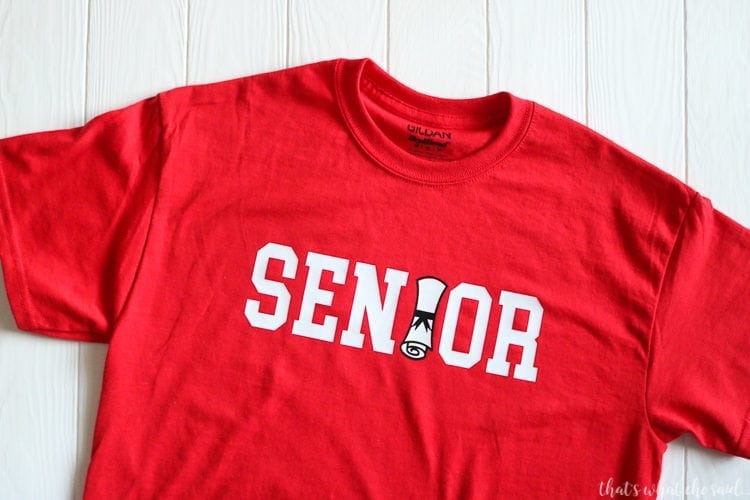 Senior Class T-Shirt SVG File to DIY your own Class Shirts