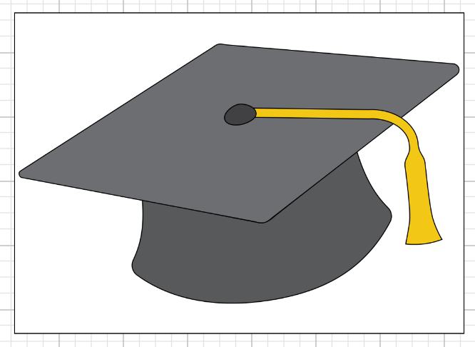 Sizing your Graduation Cap File for your Envelope