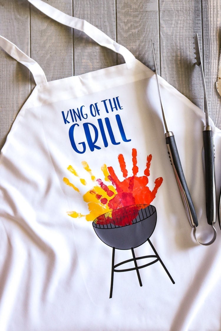 Men's apron with Grill