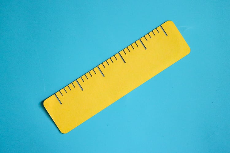 Paper Ruler Cut Out