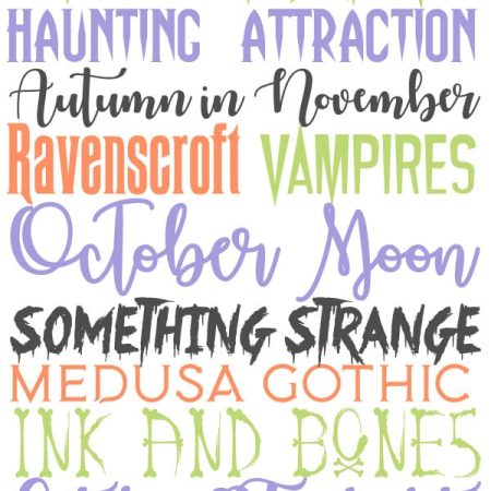 13 Free Halloween fonts to use for invites, banners, arts & crafts