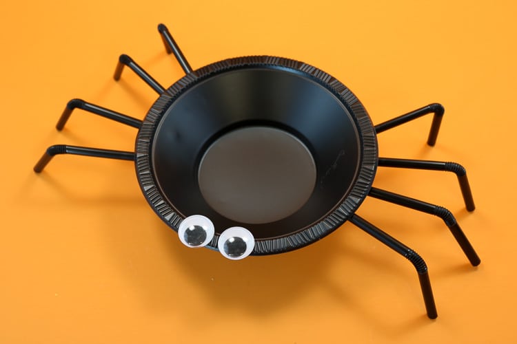 Finished Spider Treat Bowl