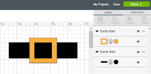 Ungroup, Resize, Duplicate in Cricut Design Space