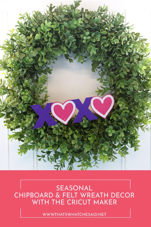 Make interchangeable seasonal boxwood wreath decor with your Cricut Maker