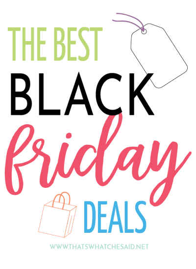 Black Friday Deals on thatswhatchesaid website