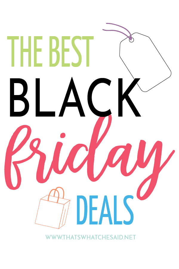 Black Friday Deals on thatswhatchesaid website
