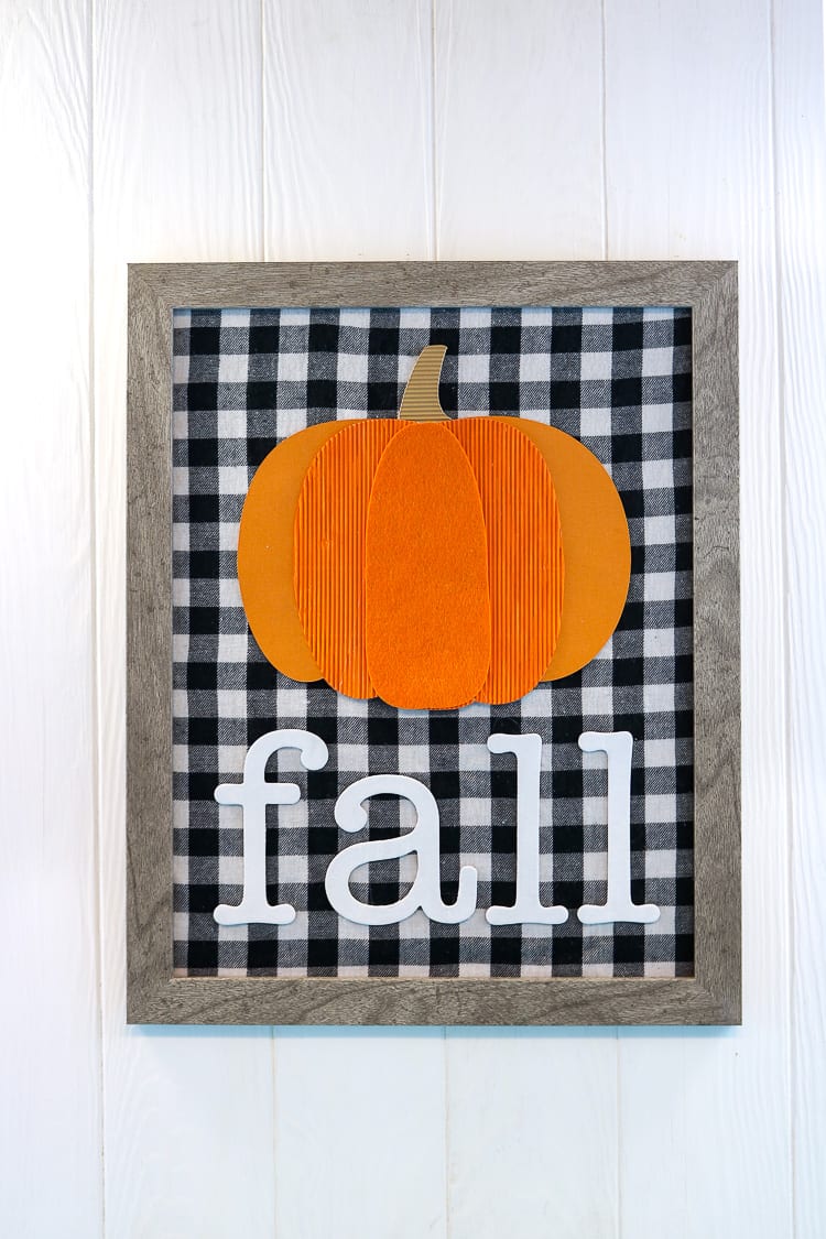 Perfect Fall Mixed Media Sign