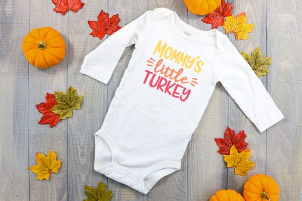 DIY Thanksgiving Baby Bodysuit + Turkey SVG Files – That's What {Che ...