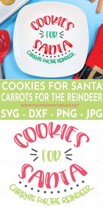 Cookies for Santa Plate. Perfect to gift as well