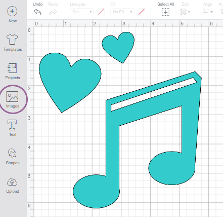 Screenshot of an image in Cricut Design Space