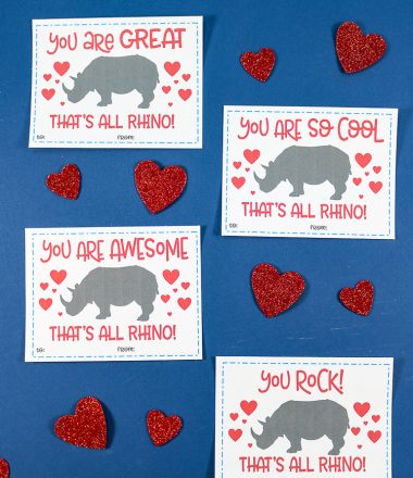 Free Printable Valentine's Day Cards. These are a fun play on words and cut to give!