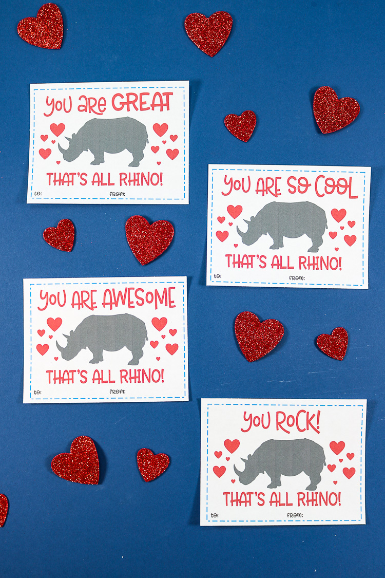 Free Printable Valentine's Day Cards. These are a fun play on words and cut to give!