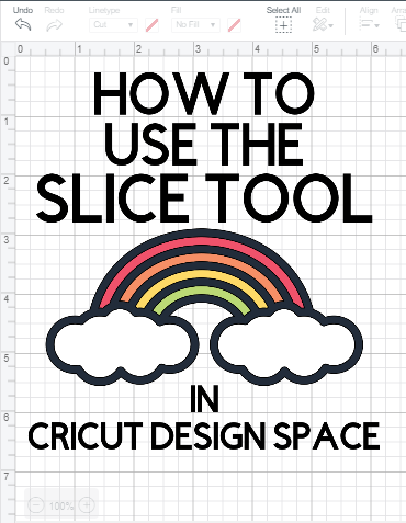 How To Use The Slice Tool In Cricut Design Space Thats