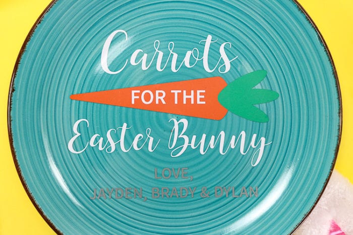 Carrots For The Easter Bunny Plate Svg File That S What Che Said