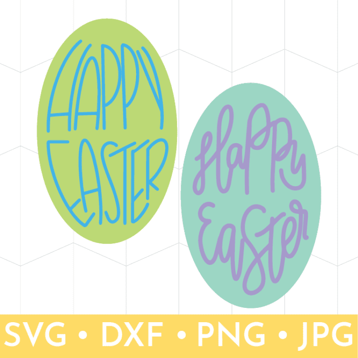 Hand-lettered Happy Easter Solid 