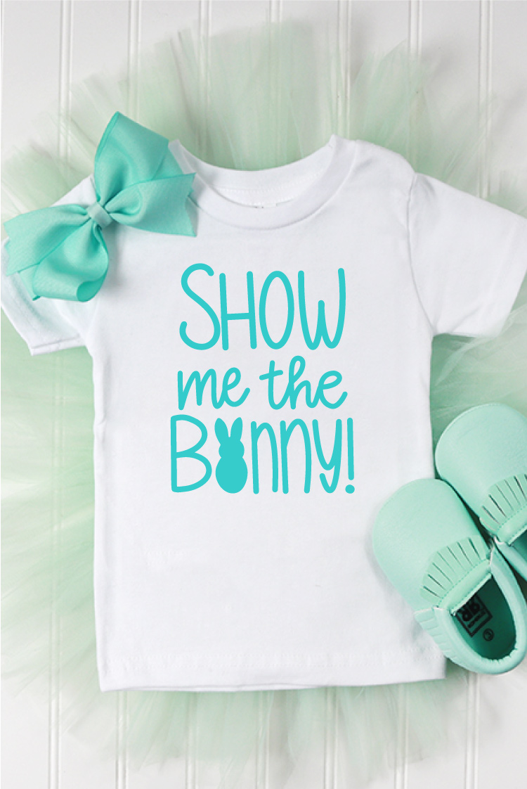 mint tutu with whtie top and mint bow and mocassins. Show me th bunny is on the shirt