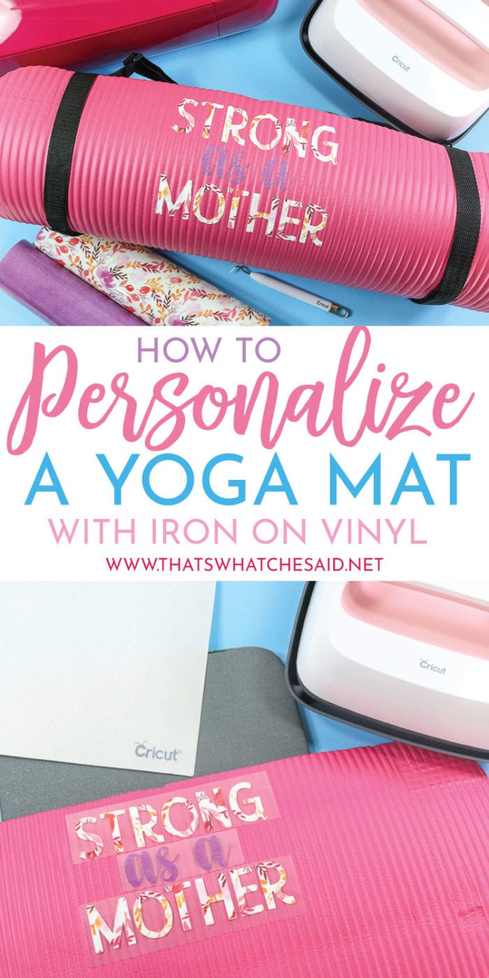 Yoga mat personalized sales