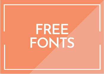 Digital button for free fonts