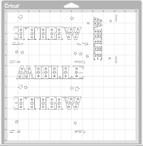 How to combine two mats on Cricut 