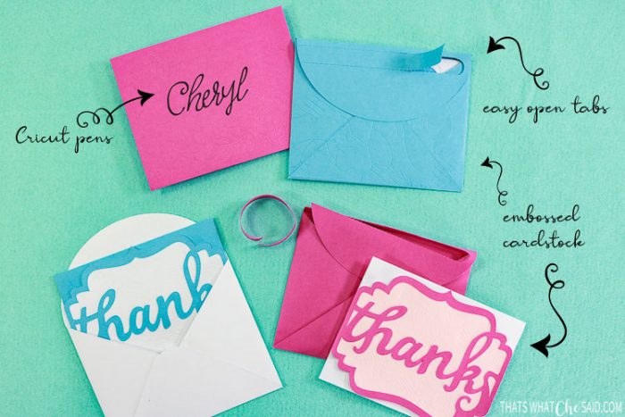 Debossed Cards with Easy Open Envelopes – That's What {Che} Said
