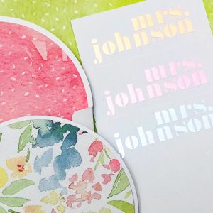 Personalized Stationary