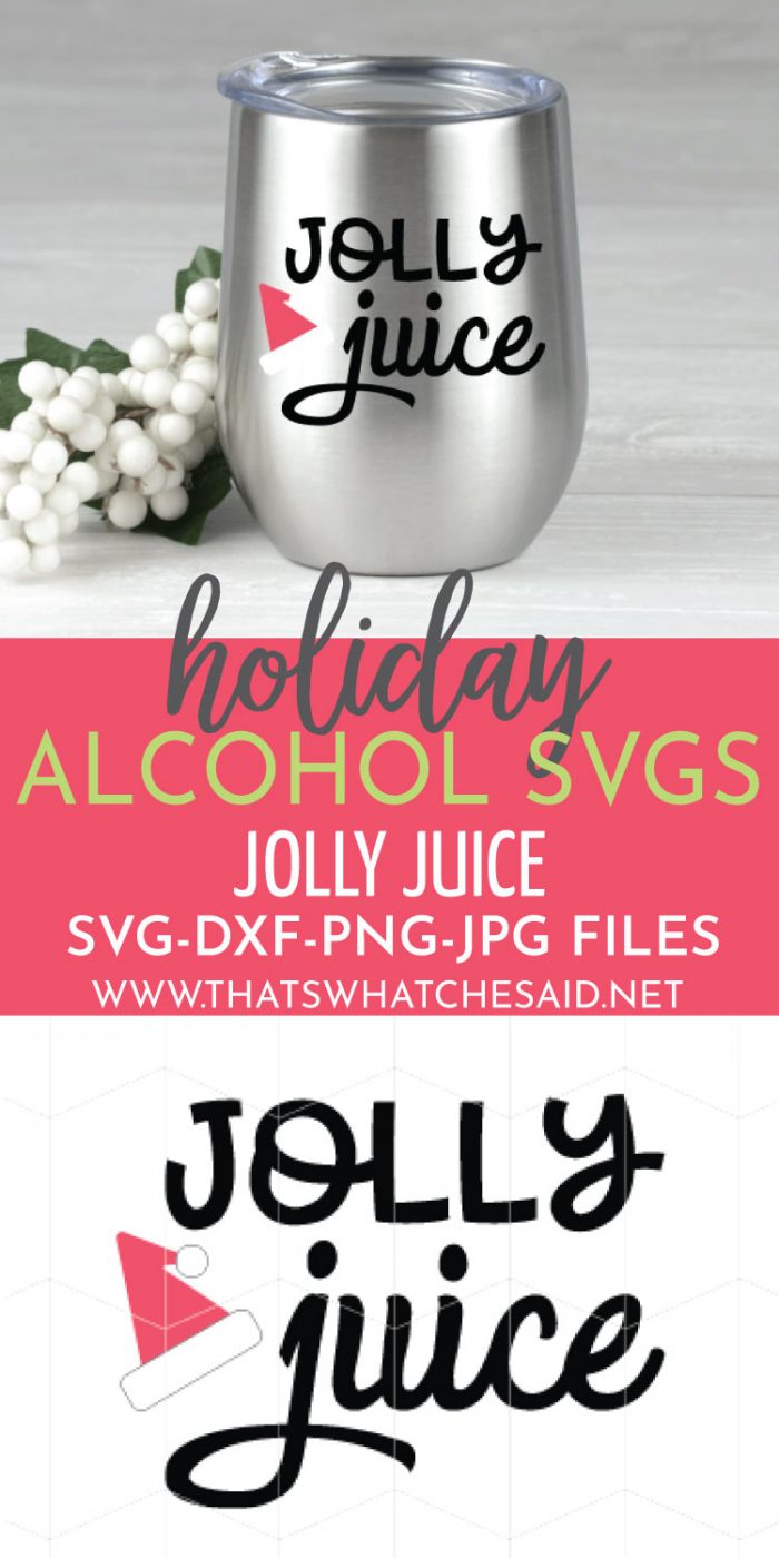 Jolly Juice Holiday Beverage Cup Decal