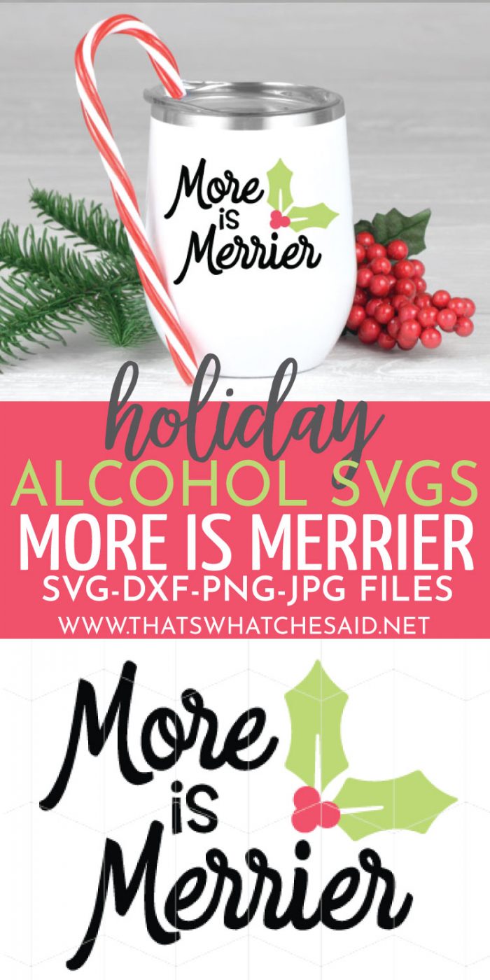 More Is Merrier Holiday Beverage Cup Decal