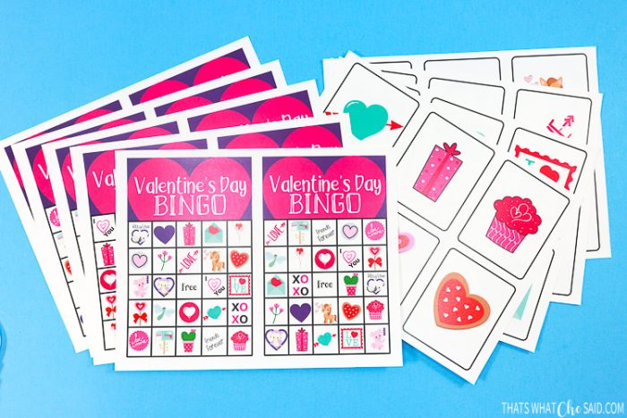 Printed Bingo Cards and Calling Card Sheets