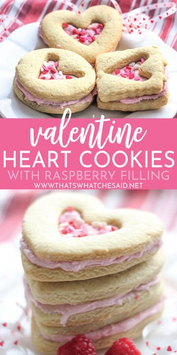 Easy and delicious shortbread cookies sandwiched around fresh raspberry filling! 