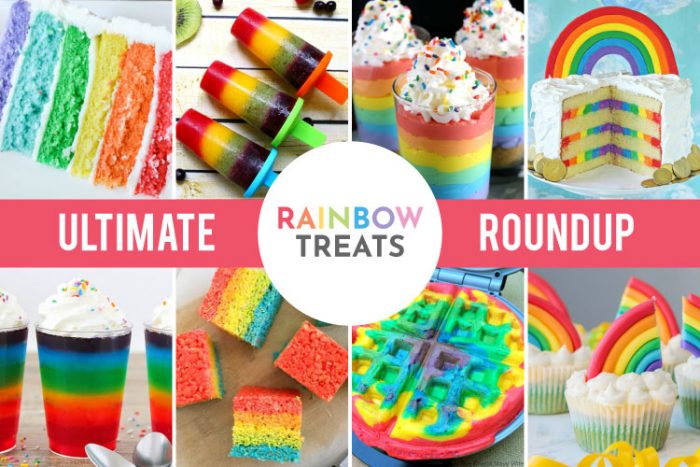 More than 18 awesome Rainbow sweet treats that are perfect for St. Patrick's Day, Rainbow Parties, to celebrate Rainbow Babies and for your Rainbow lover! #rainbow